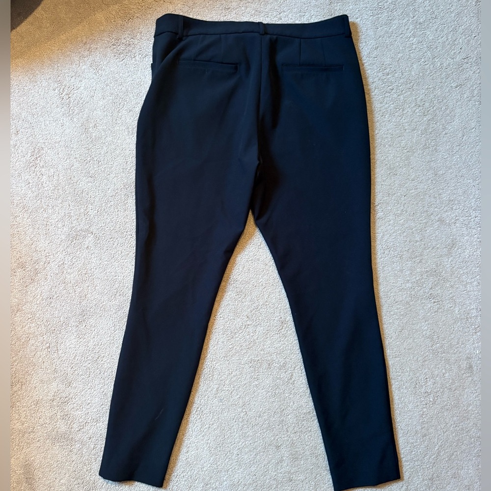 Express Black Skinny High Rise Trousers NWOT - Picture 2 of 6